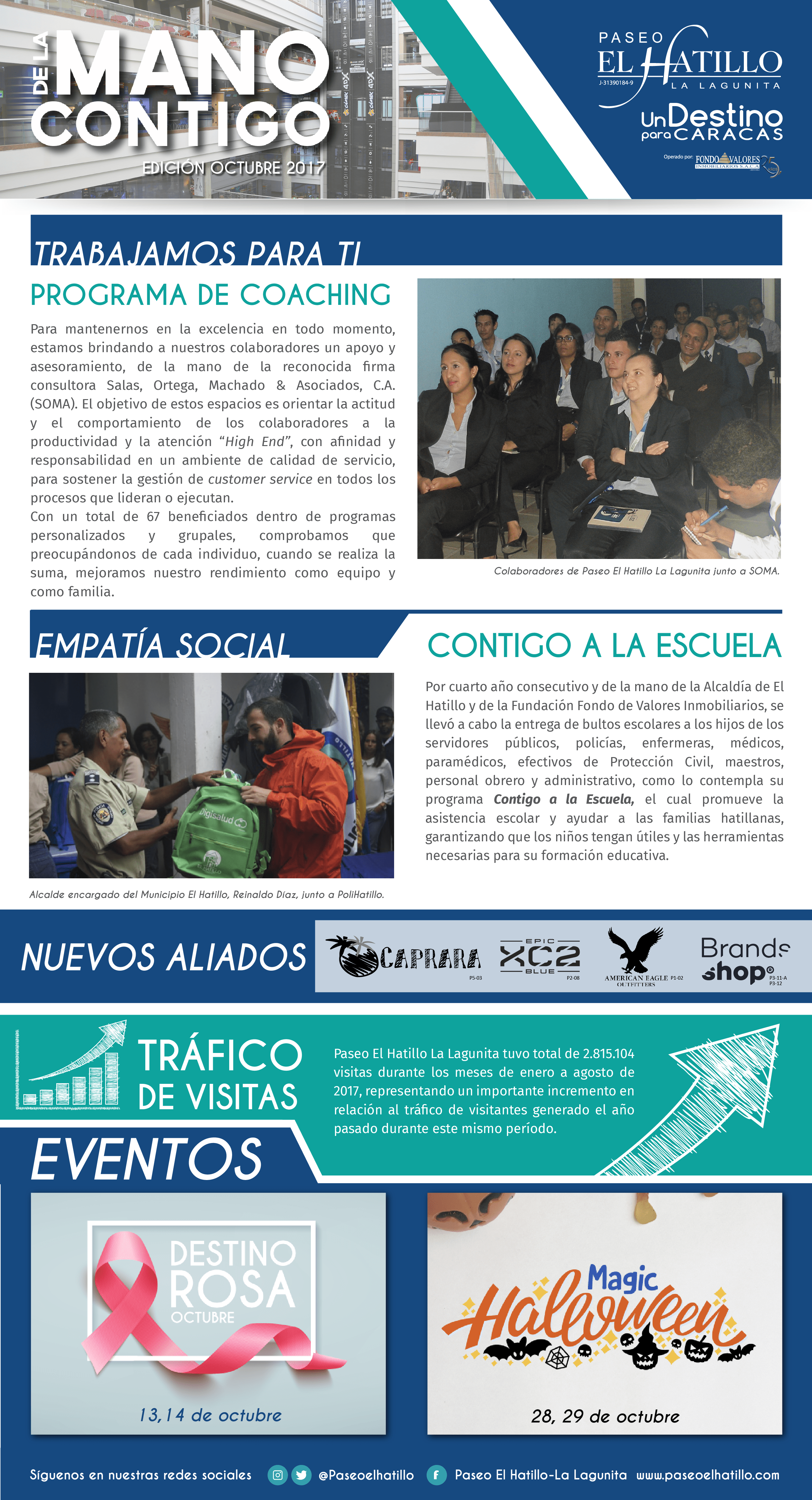 Boletín Octubre 2017 | Paseo El Hatillo La Lagunita